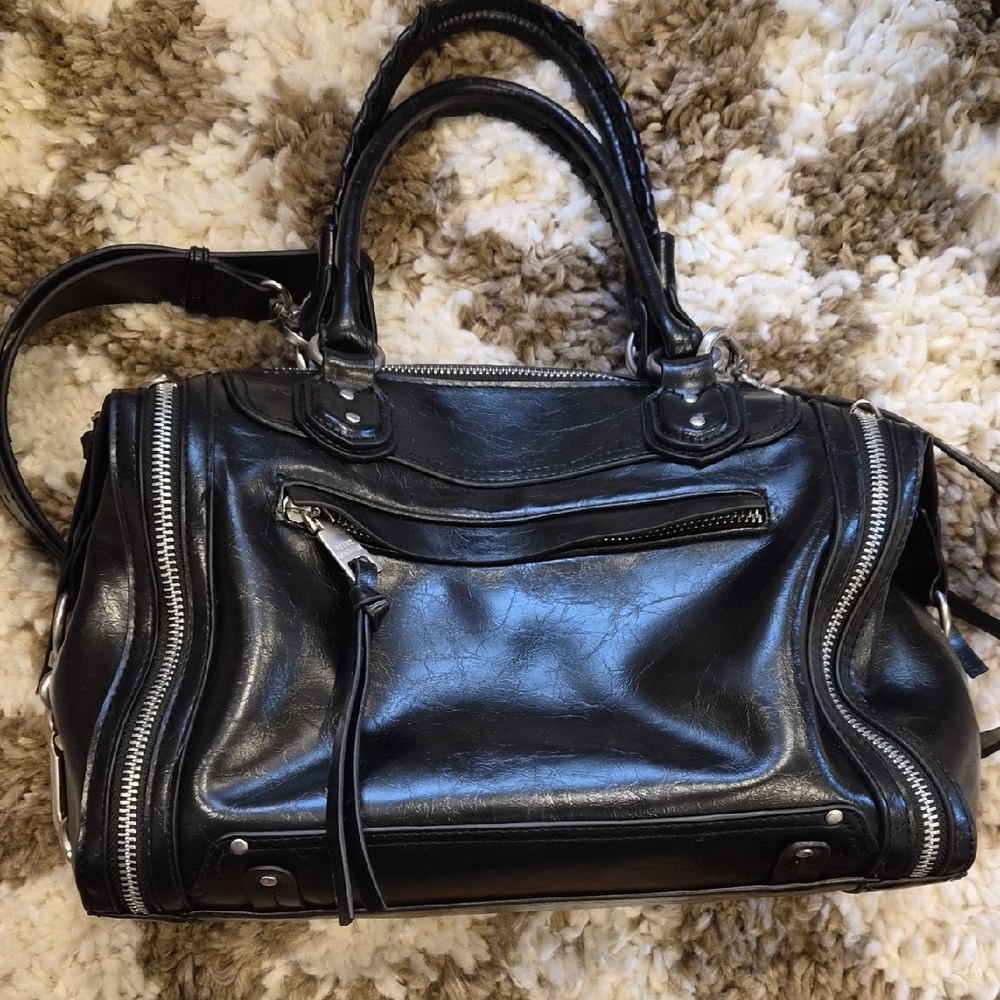 Steve Madden Black Slouchy Bag